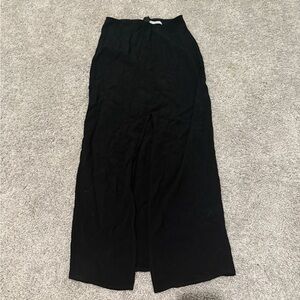 Reformation Black Maxi Skirt